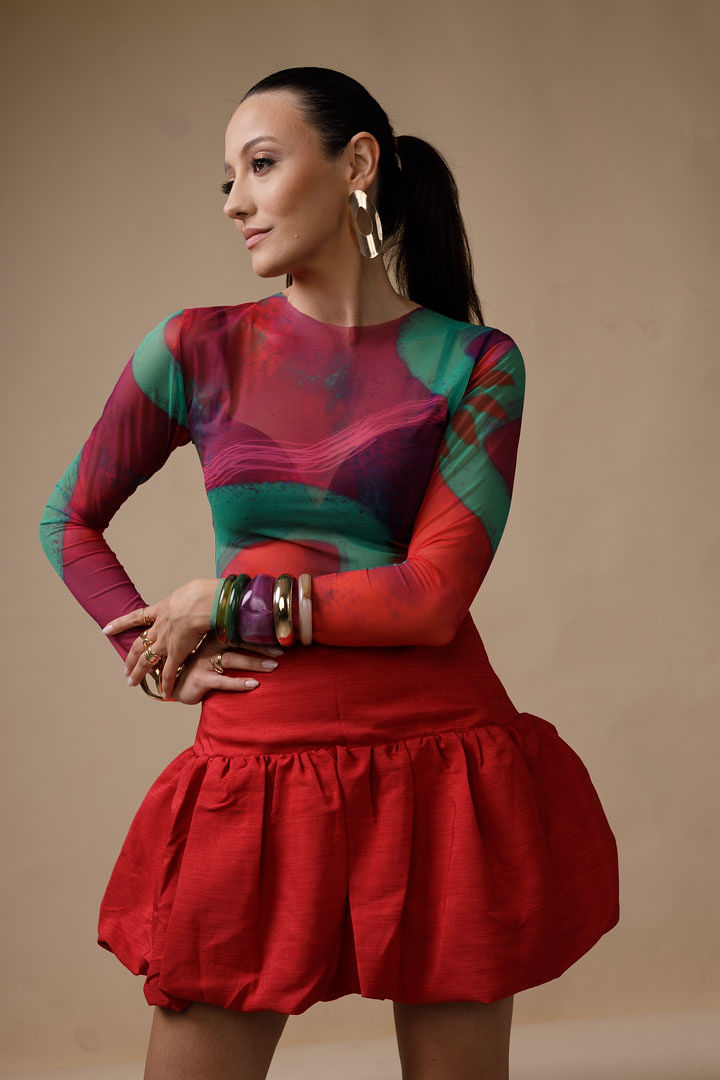 Fleur Bubble skirt