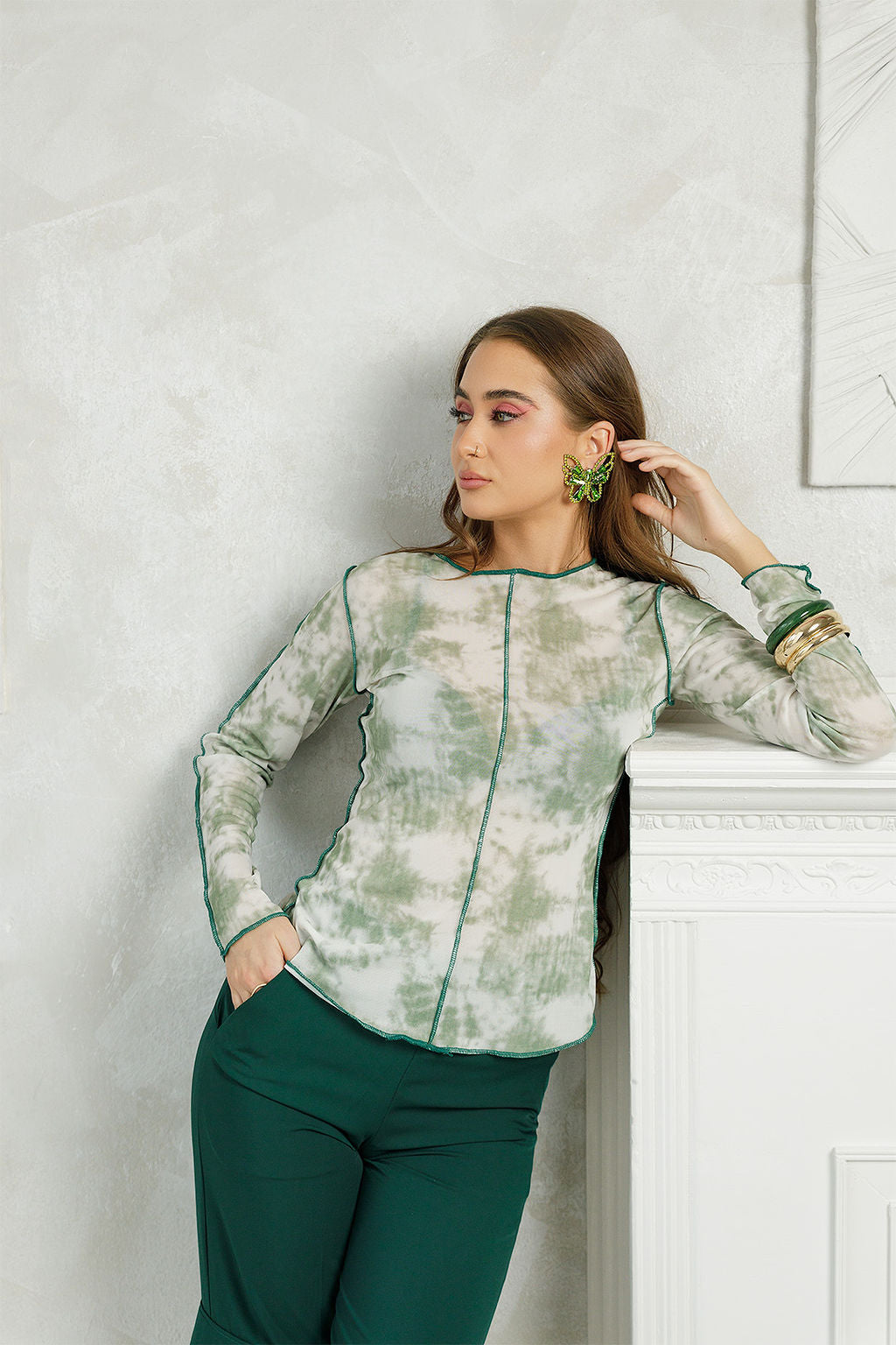 Calla mesh top